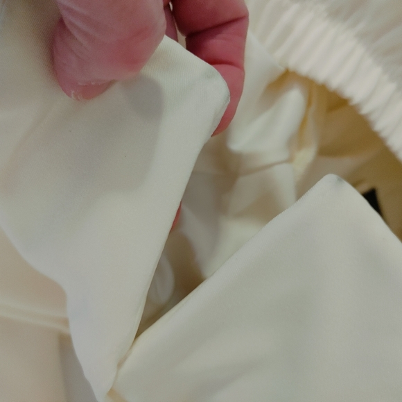 TRIXXI PLUNGE SIDE KNOT SLEEVELESS MINI DRESS, IVORY 1 - Picture 15 of 16